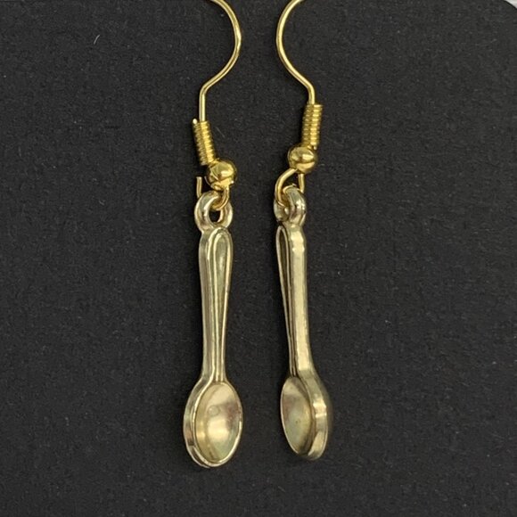 Spoon Earring, Utensil Earring, Food Earring, Gift Idea, Chef Earring, Cooking - Picture 6 of 7